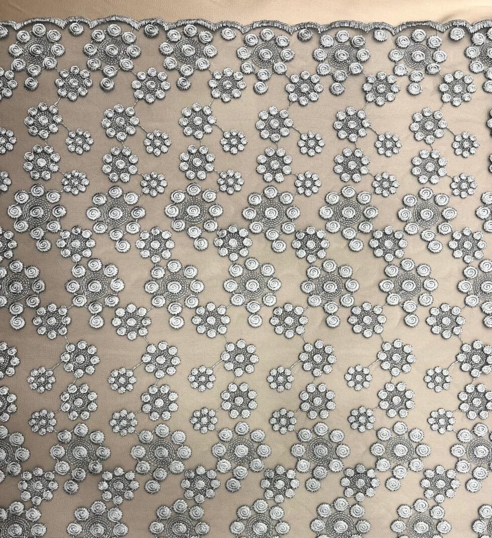 Guipur Flor Gris - Imagen 2
