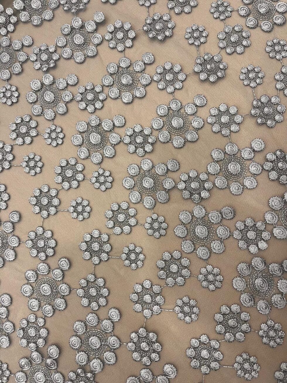 Guipur Flor Gris - Imagen 3