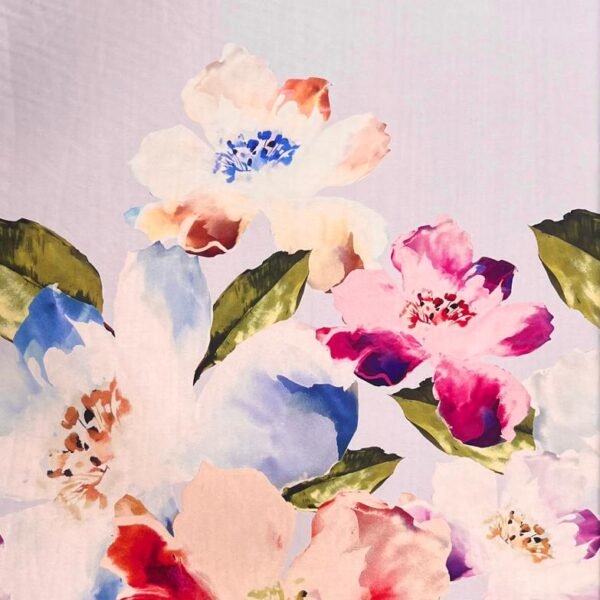 Estampado Flor Malva