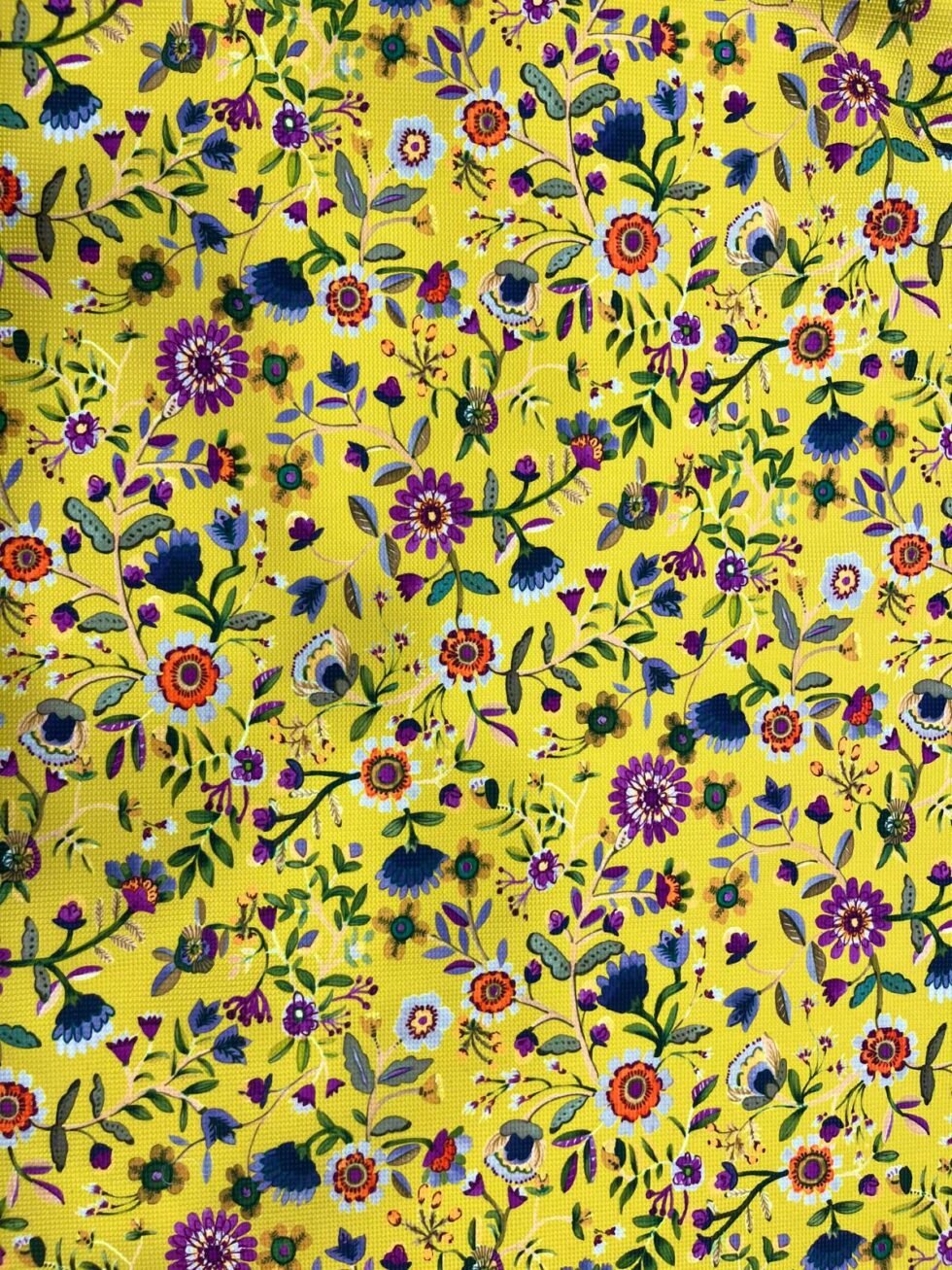 Piqué Amarillo Flor - Imagen 2
