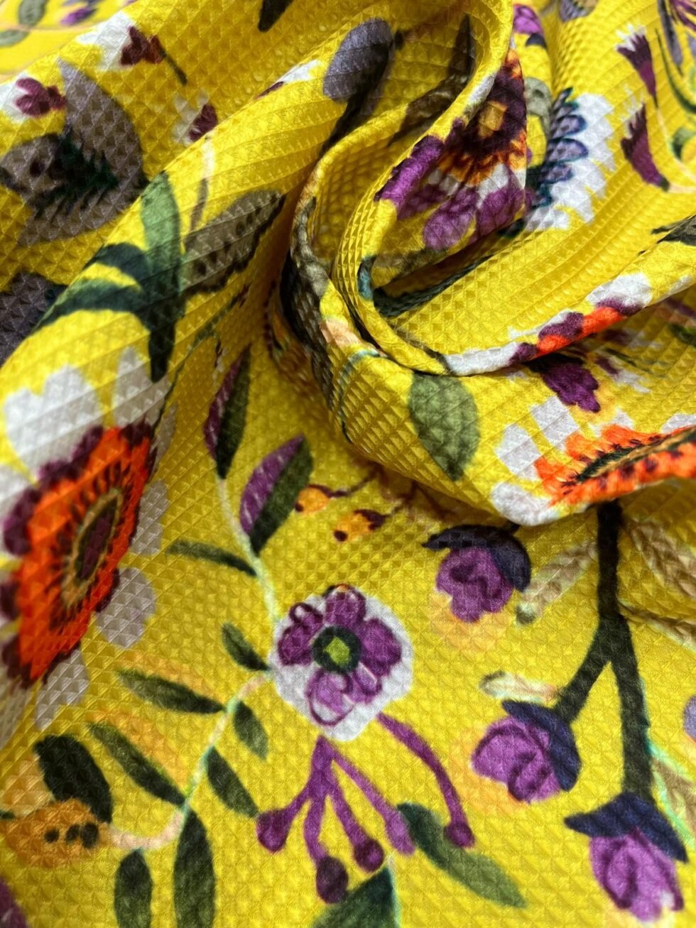 Piqué Amarillo Flor - Imagen 3