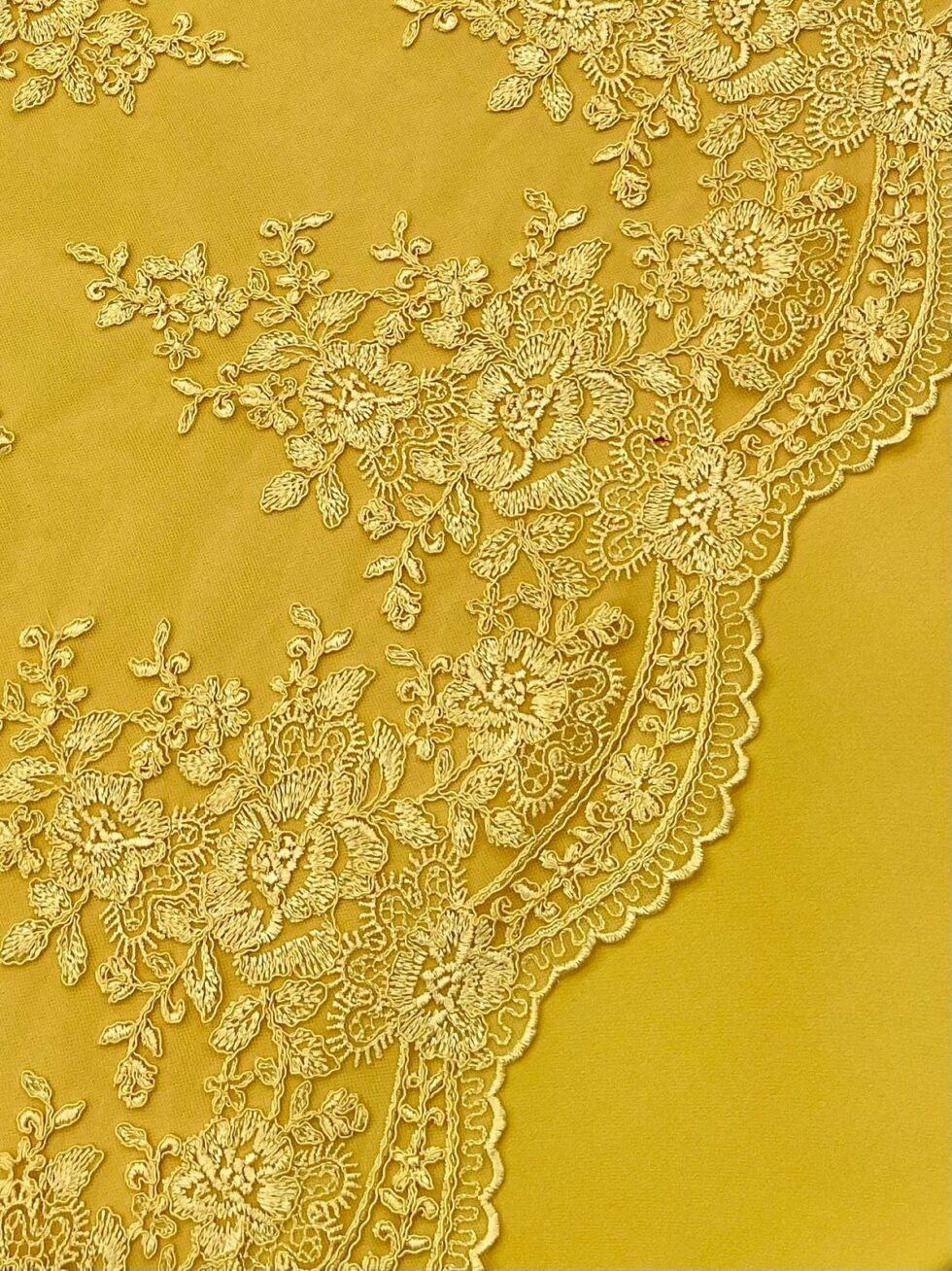 Encaje Rebrode Amarillo - Imagen 2