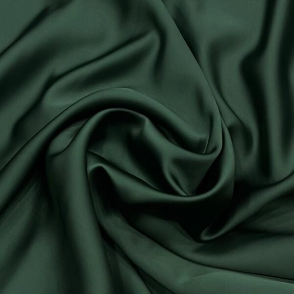 Crep Satén Verde Botella