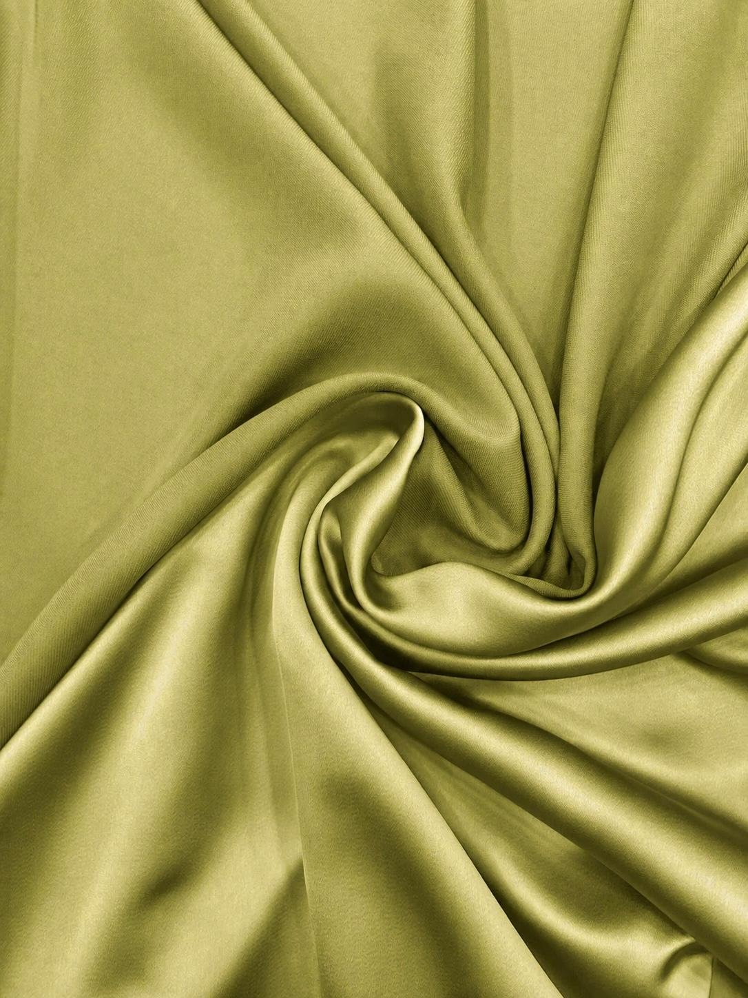 Crep Satén Verde Salvia