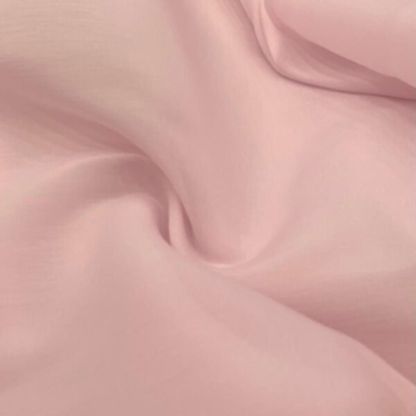 Organza Abambulada Rosa Talco