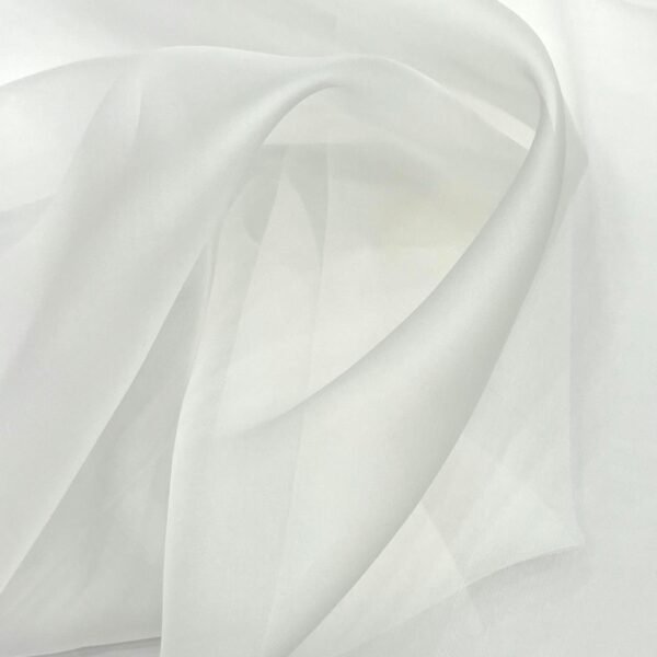 Organza Seda Blanco Natural