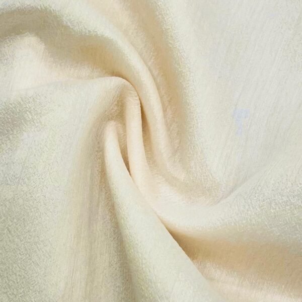 Organza Seda Abambulada Marfil