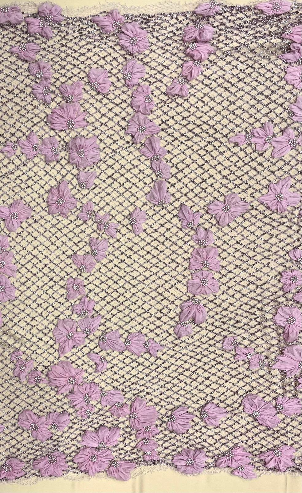 Malla Bordada Malva - Imagen 2