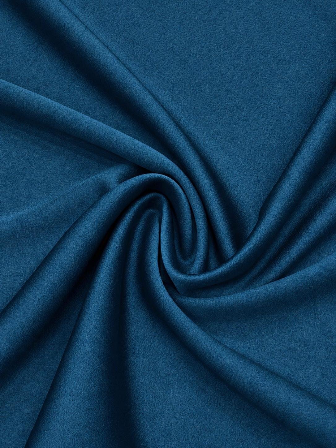 Crep Satén Azul Prusia