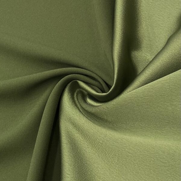 Crep Satén Verde Militar